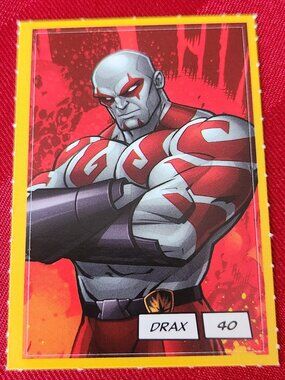 Loblaws Marvel Stickers - 40 Drax - MAKE A BUNDLE!!